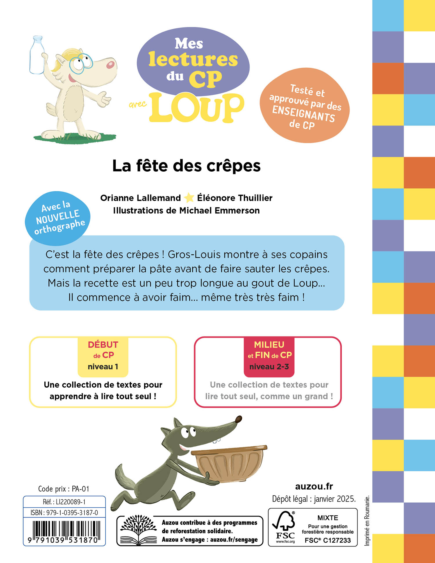 Mes Lectures Du Cp Avec Loup - La Fête Des Crêpes Mes Lectures Du Cp Avec Loup - La Fête Des Crêpes