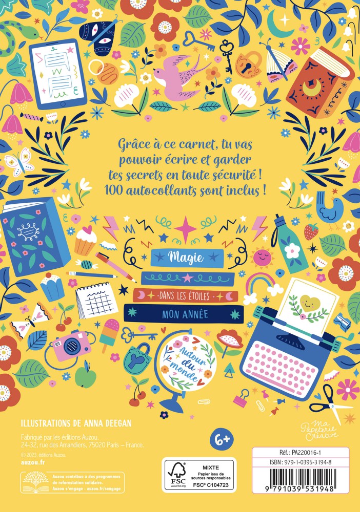 Mon Carnet Secret - Mon Année Secrète