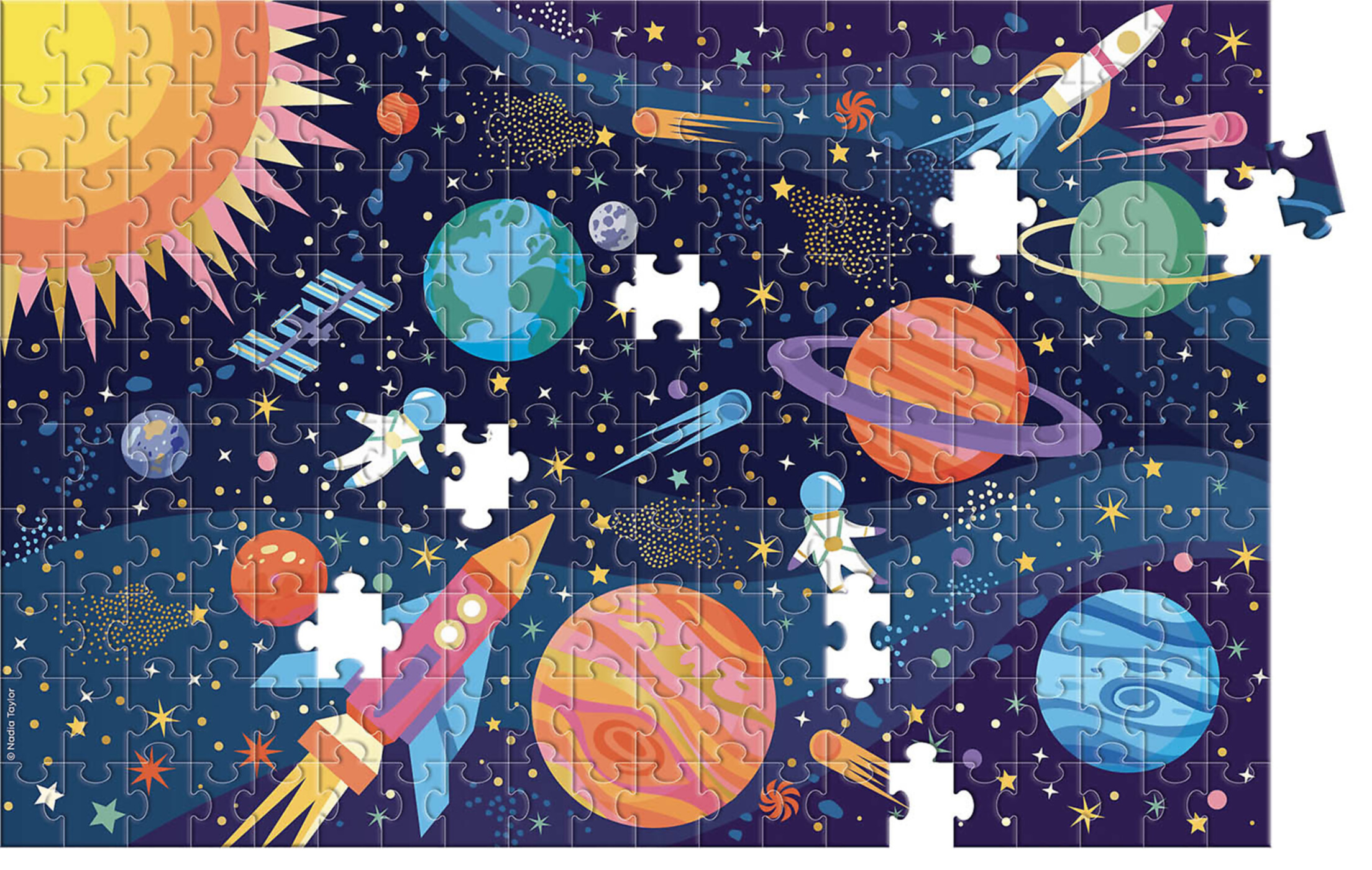 Espace : Un Puzzle - Un Livre - Un Poster Espace : Un Puzzle - Un Livre - Un Poster