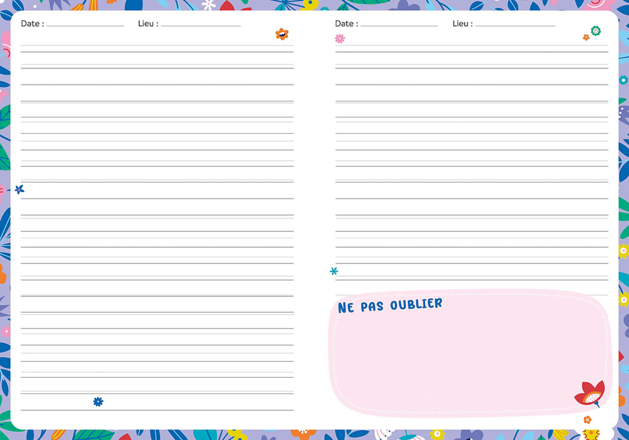 Mon Carnet Secret - Sequins Réversibles