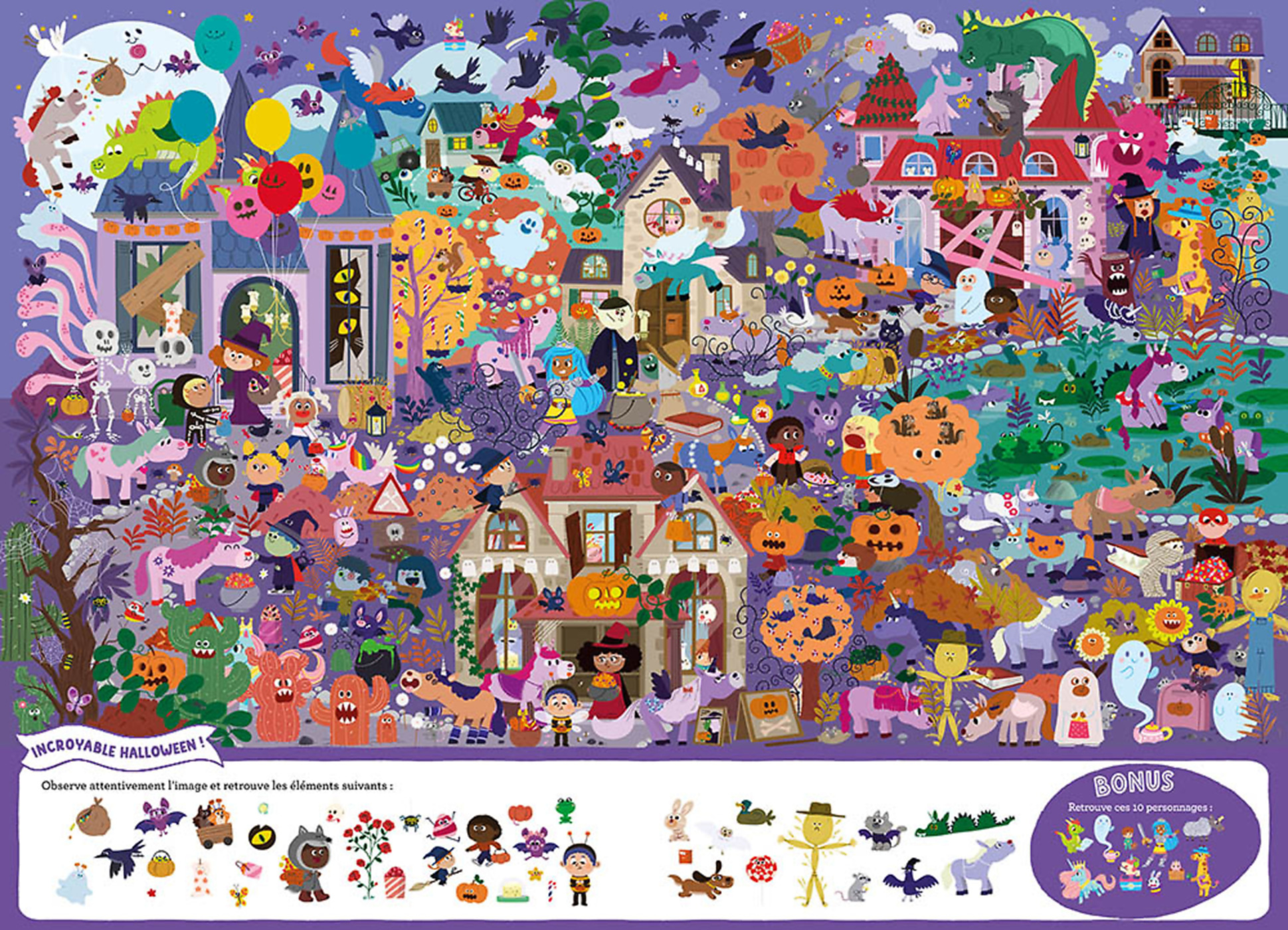 Cherche Et Trouve Géant - Au Royaume Des Licornes