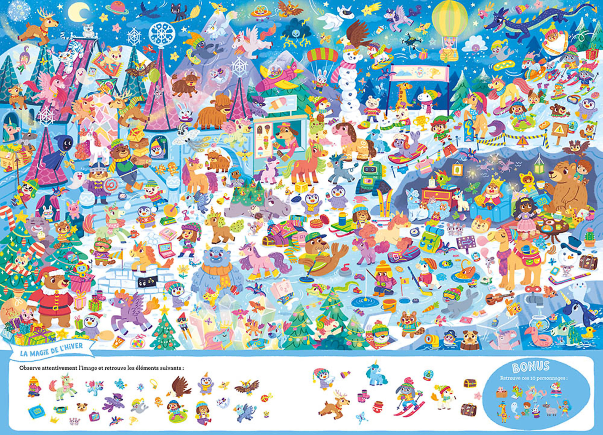 Cherche Et Trouve Géant - Au Royaume Des Licornes