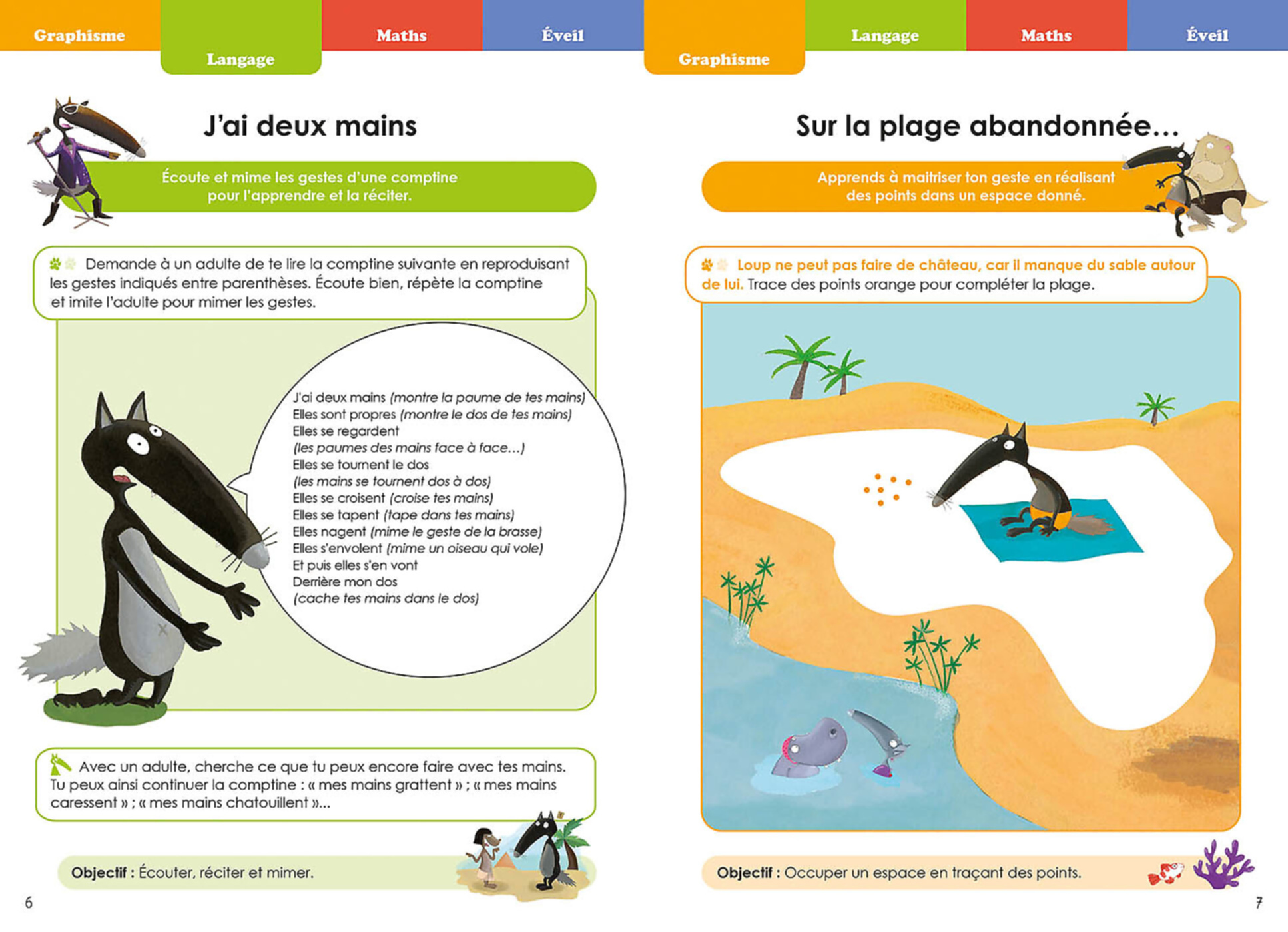 Je Rentre En 1Re Maternelle Avec Loup Je Rentre En 1Re Maternelle Avec Loup