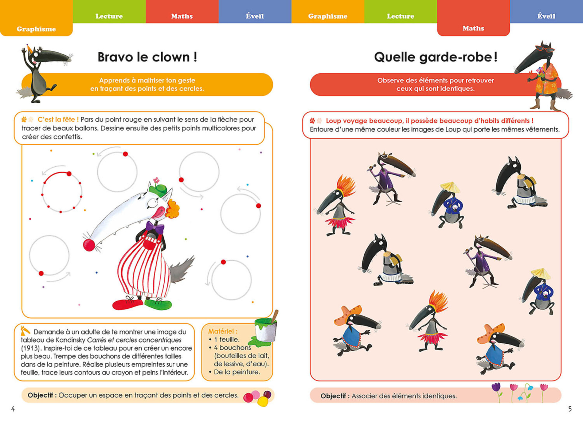 Je Rentre En 2E Maternelle Avec Loup