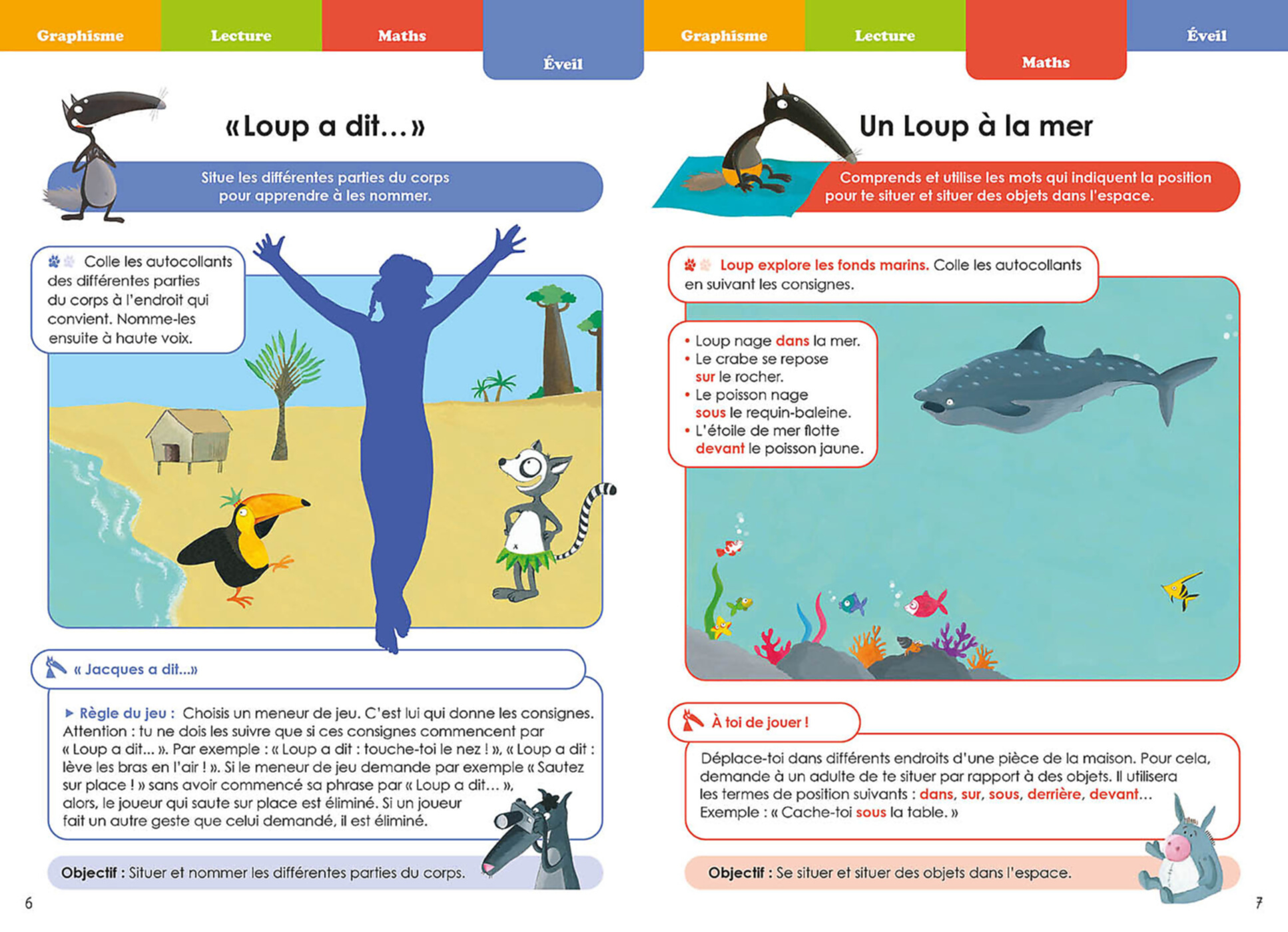 Je Rentre En 2E Maternelle Avec Loup