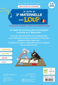 Je Rentre En 3E Maternelle Avec Loup