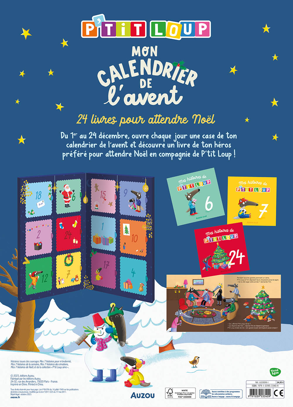 P'tit Loup - Mon Calendrier De L'avent P'tit Loup - Mon Calendrier De L'avent
