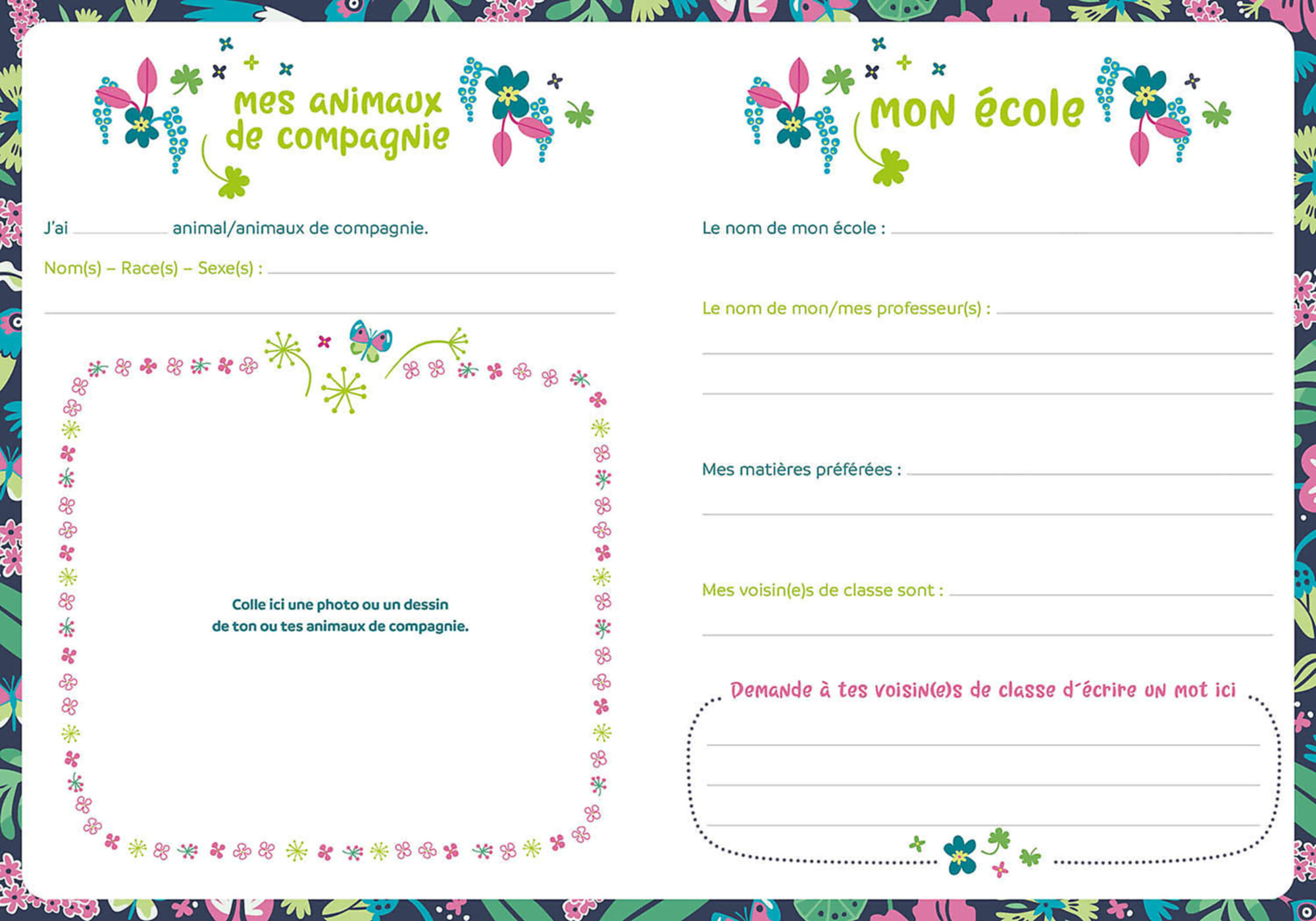 Carnet Jardin Secret