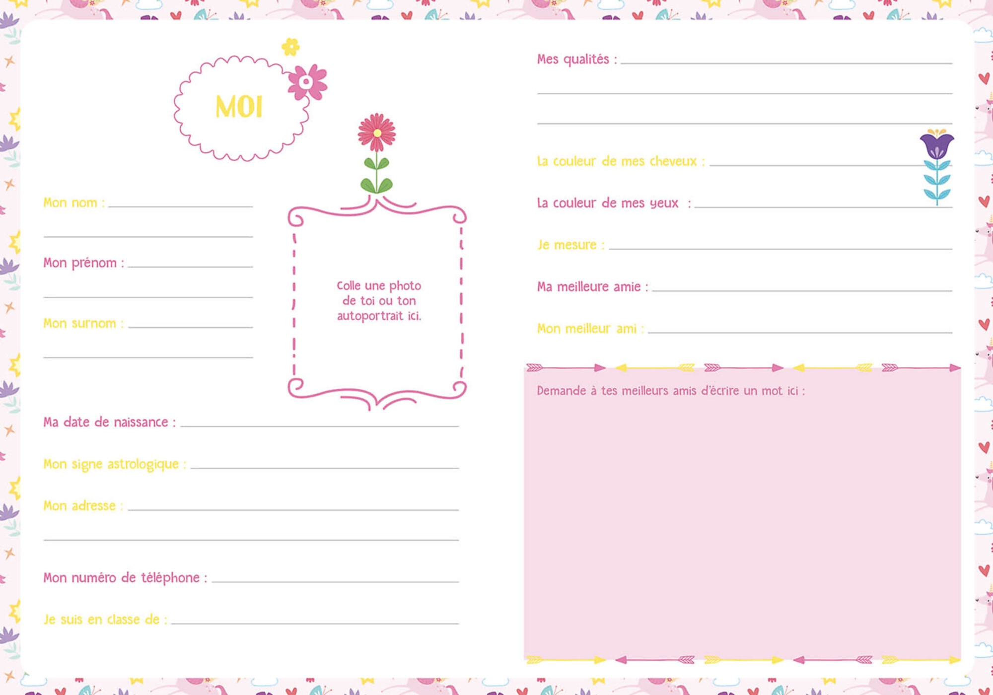 Mon Coffret Secret Licorne