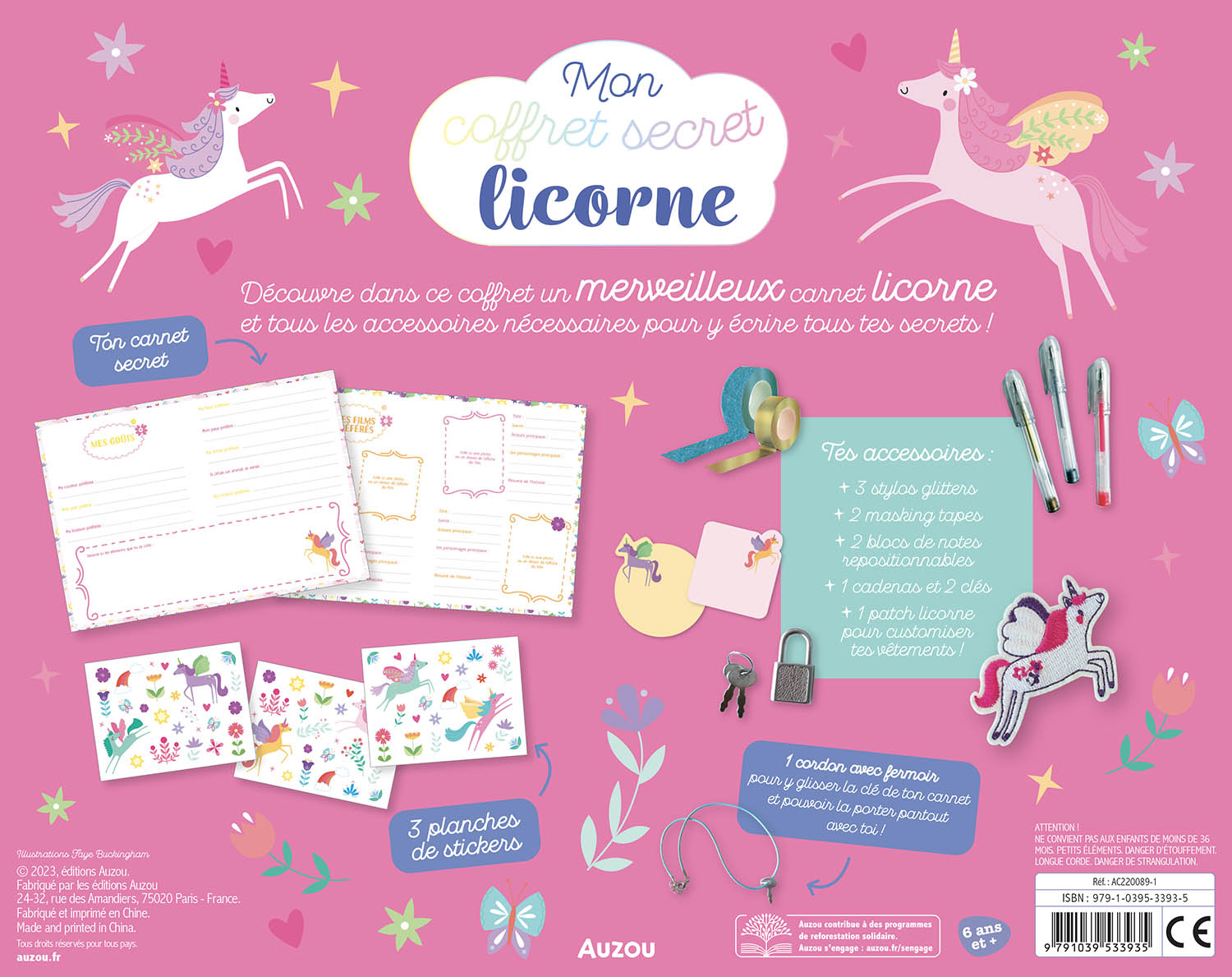 Mon Coffret Secret Licorne Mon Coffret Secret Licorne
