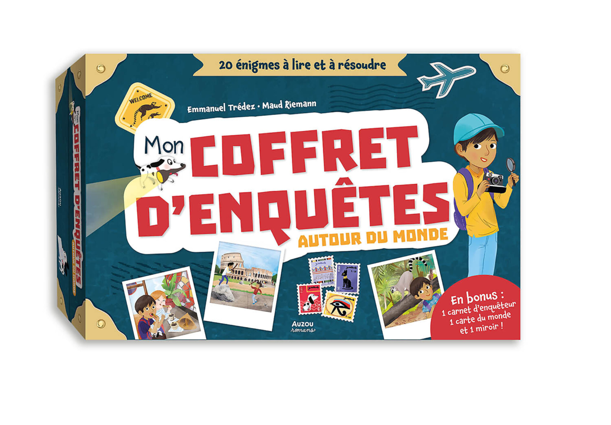 Mon Coffret D'enquêtes Autour Du Monde - 20 Énigmes À Lire Et À Résoudre Mon Coffret D'enquêtes Autour Du Monde - 20 Énigmes À Lire Et À Résoudre