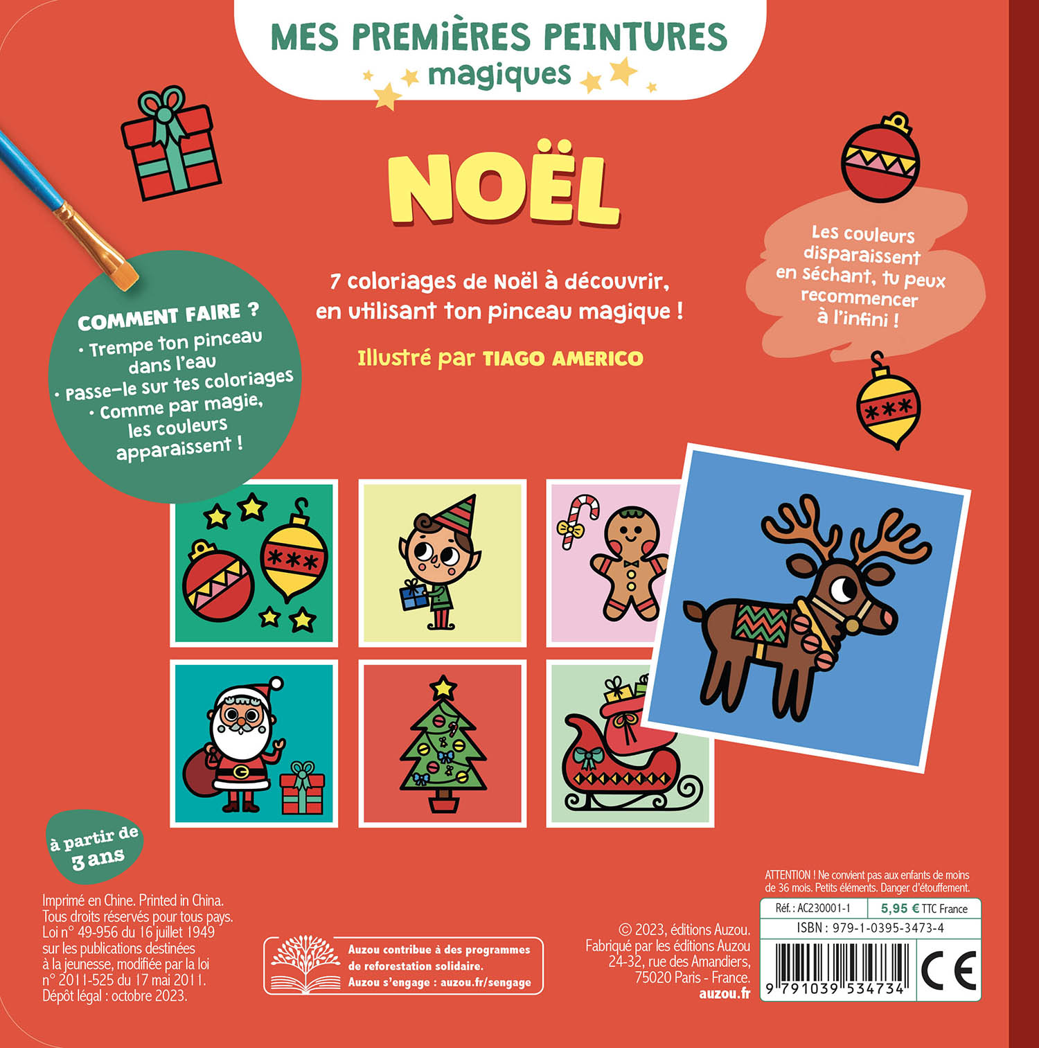 Mes Premiers Coloriages - Peintures Magiques Noël Mes Premiers Coloriages - Peintures Magiques Noël