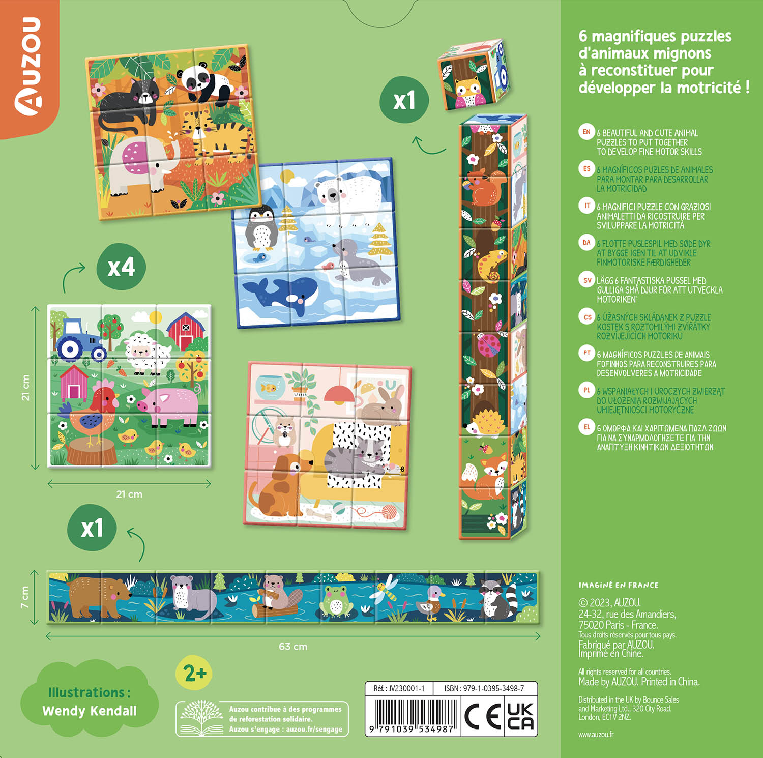 Mes Cubes Puzzle - Animaux Mignons