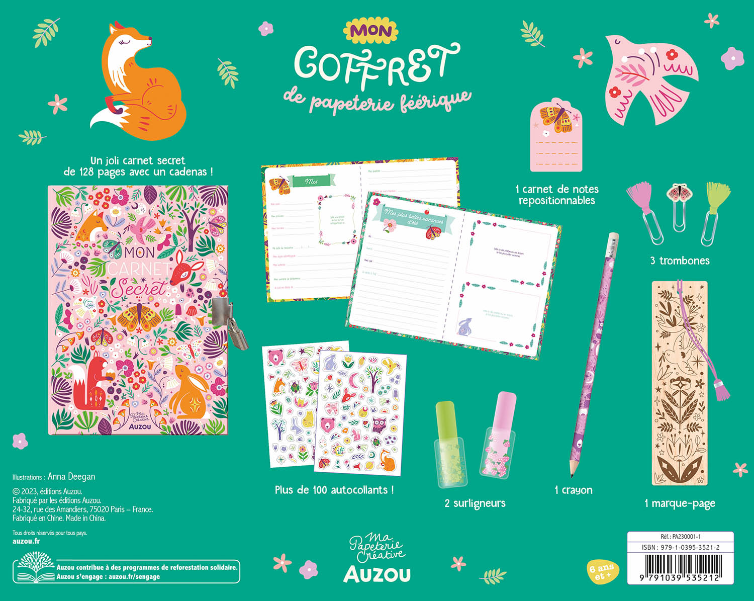 Mon Coffret De Papeterie Féérique Mon Coffret De Papeterie Féérique
