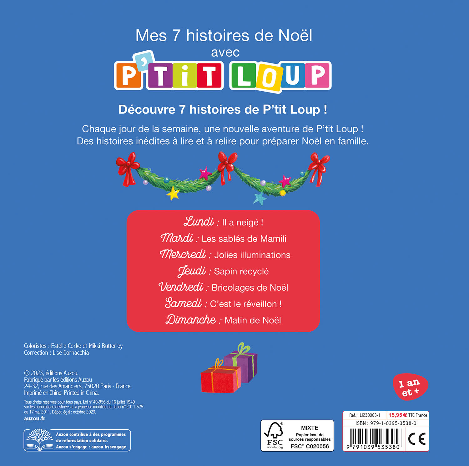 P'tit Loup - Mes 7 Histoires De Noël P'tit Loup - Mes 7 Histoires De Noël