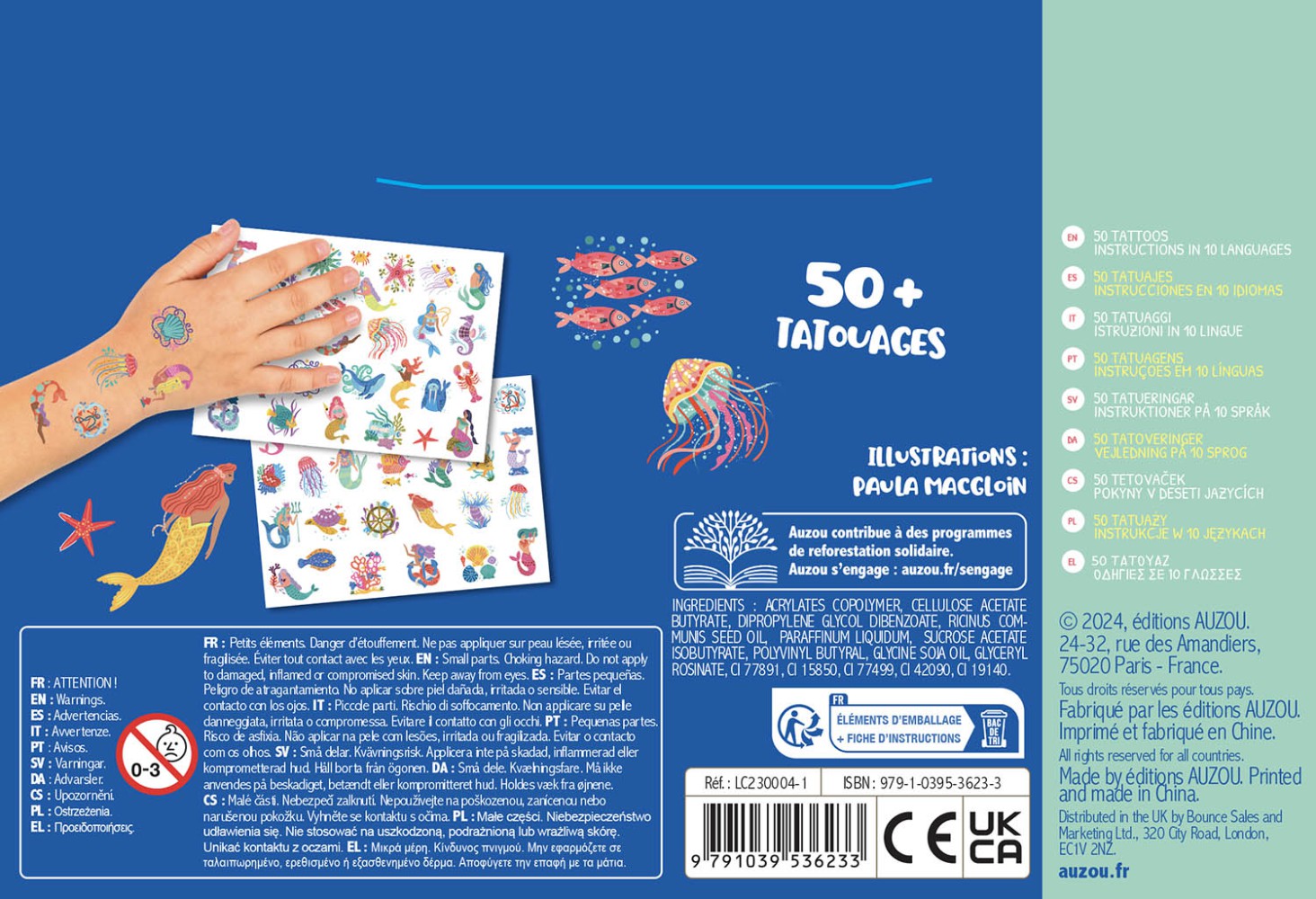 Mes P'tits Tattoos - Sirènes Et Océans Mes P'tits Tattoos - Sirènes Et Océans