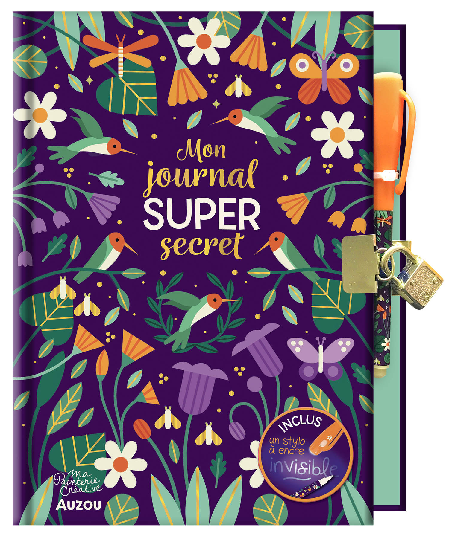 Mon Journal Super Secret - Avec Stylo À Encre Invisible
