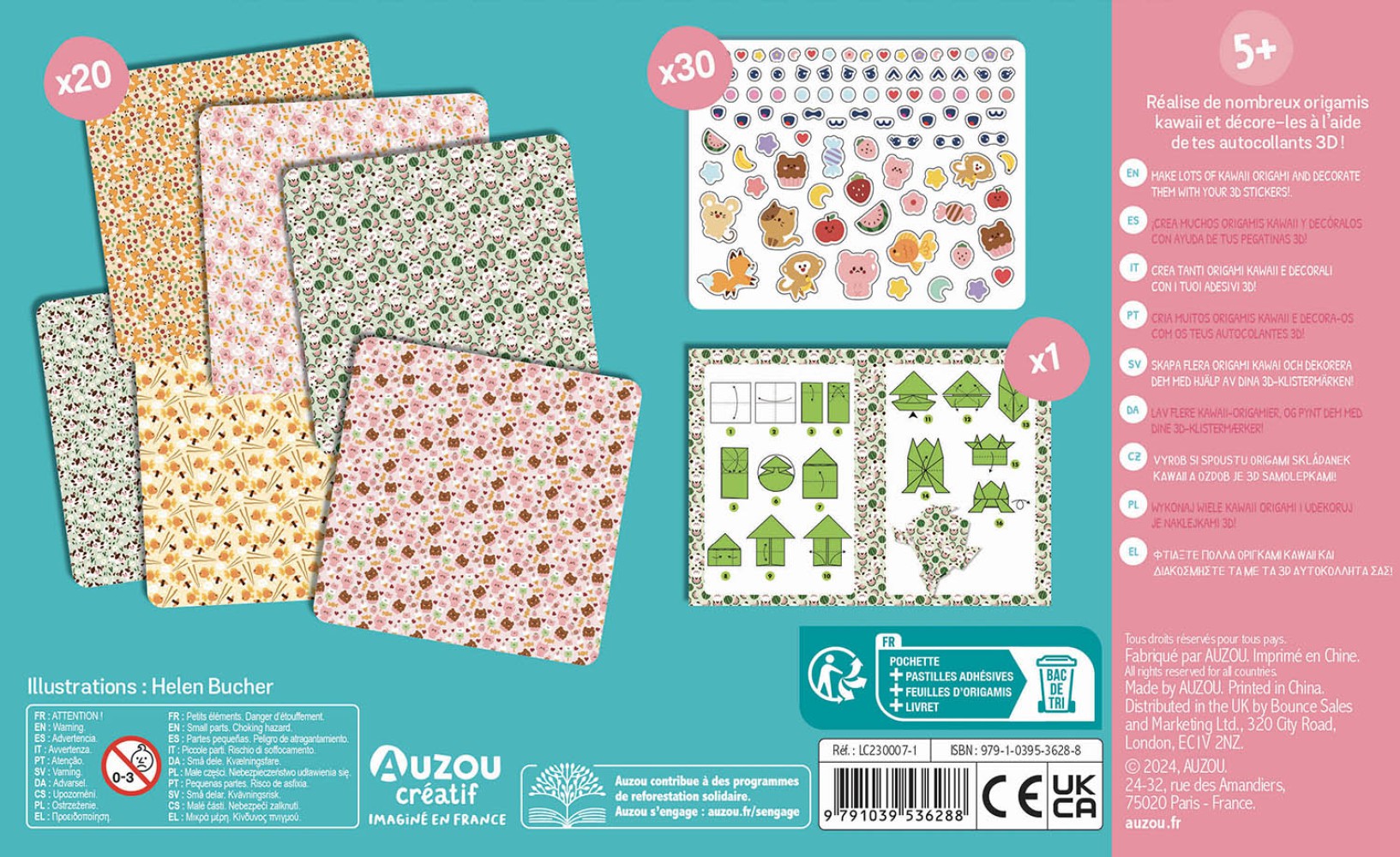 Ma Pochette D'artiste - Mes Origamis Kawaii Ma Pochette D'artiste - Mes Origamis Kawaii