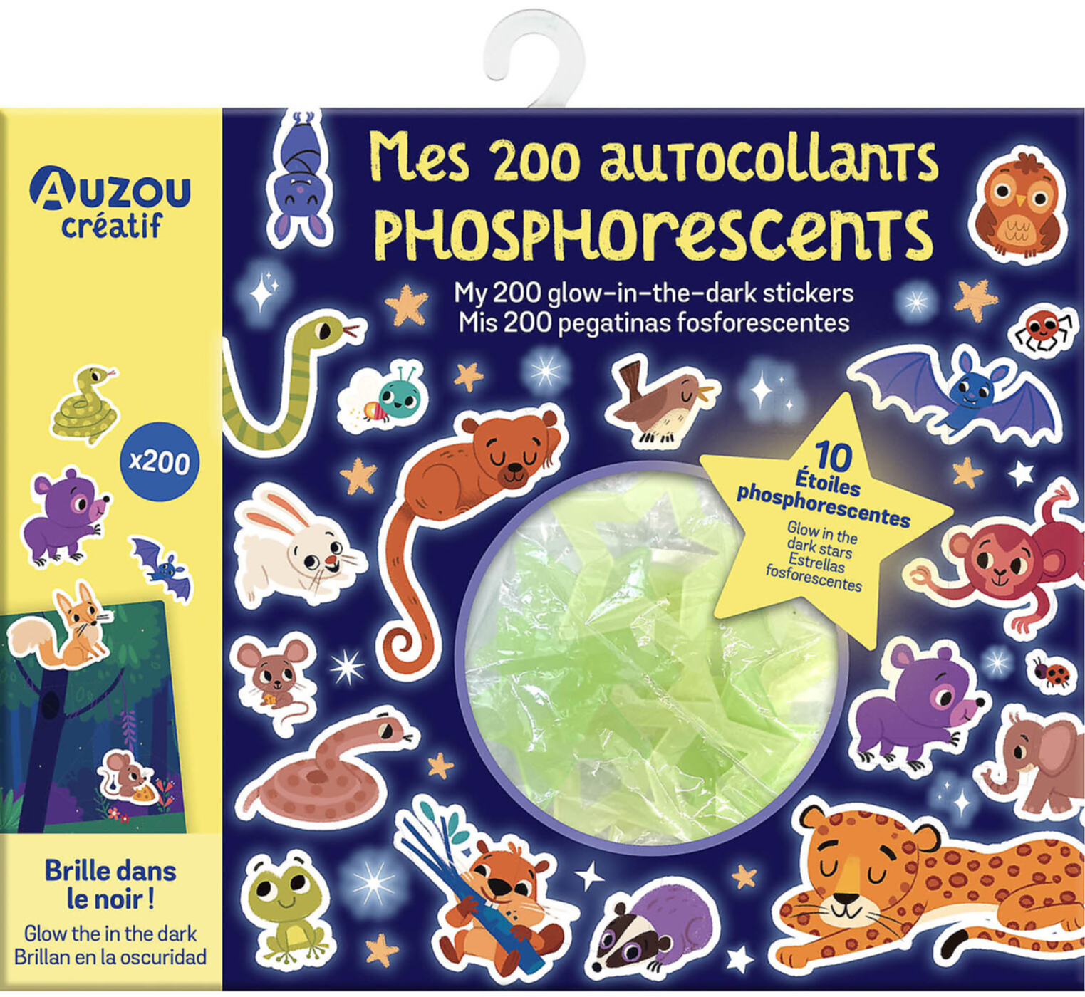 Ma Pochette D'artiste - Mes 200 Autocollants Phosphorescents Ma Pochette D'artiste - Mes 200 Autocollants Phosphorescents