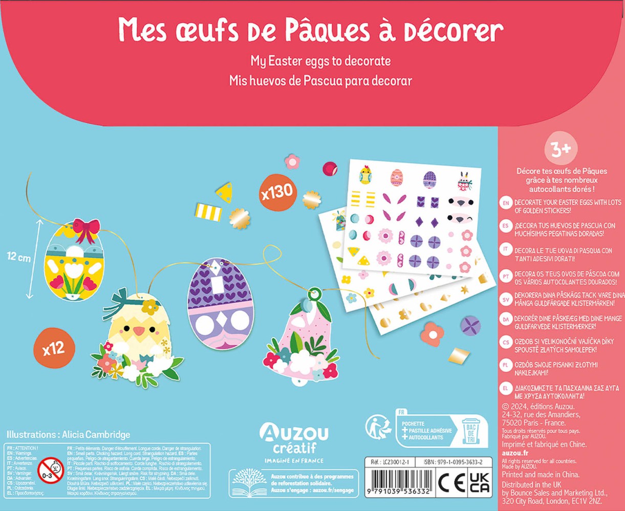 Ma Pochette D'artiste - Mes Oeufs De Pâques À Décorer Ma Pochette D'artiste - Mes Oeufs De Pâques À Décorer
