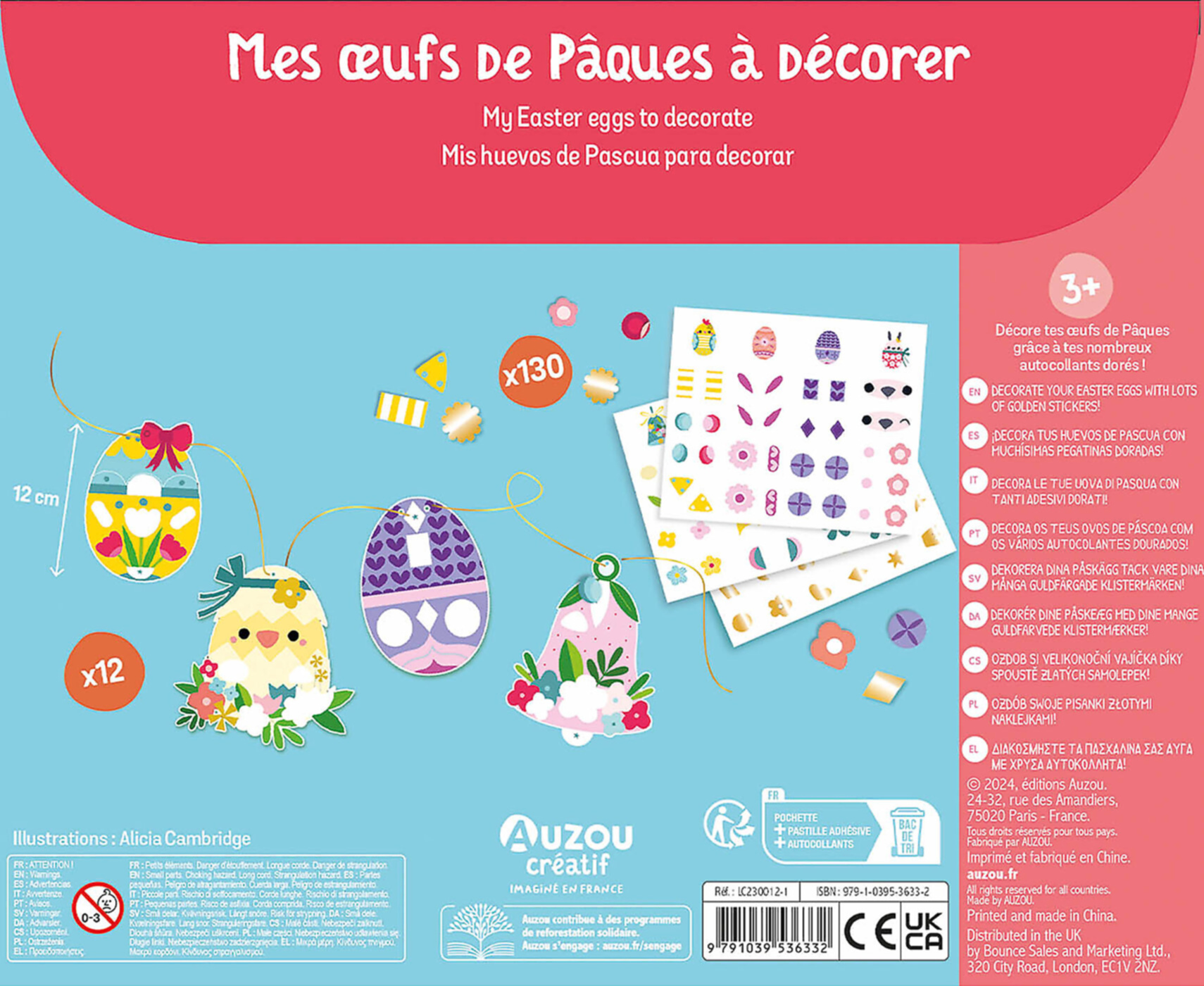 Ma Pochette D'artiste - Mes Oeufs De Pâques À Décorer Ma Pochette D'artiste - Mes Oeufs De Pâques À Décorer