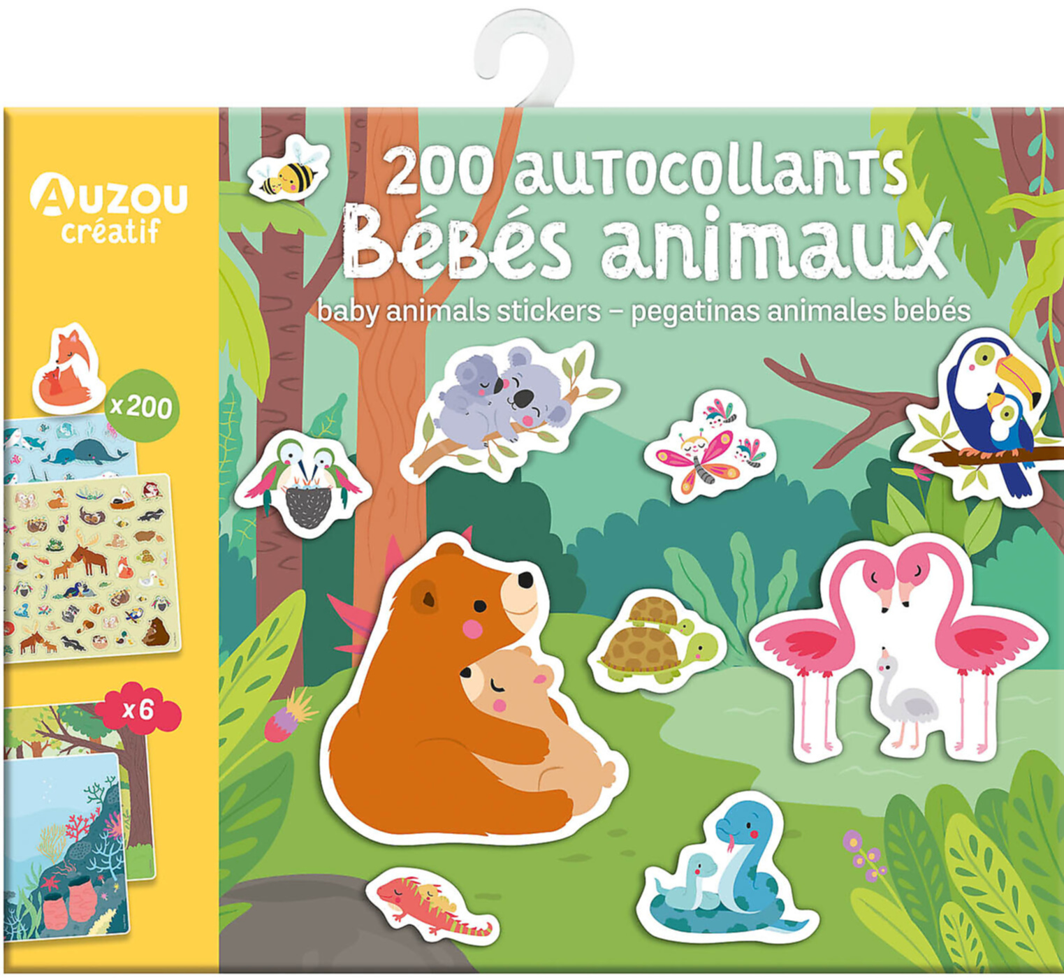 Ma Pochette D'artiste - 200 Autocollants Bébés Animaux Ma Pochette D'artiste - 200 Autocollants Bébés Animaux