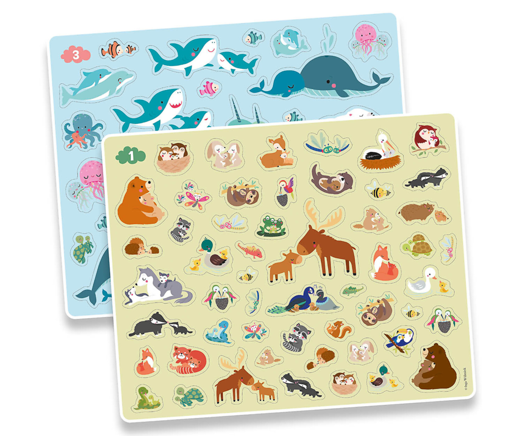 Ma Pochette D'artiste - 200 Autocollants Bébés Animaux Ma Pochette D'artiste - 200 Autocollants Bébés Animaux