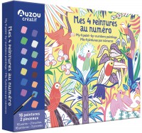 Mon coffret d'artiste - Mes 4 peintures au numéro : merveilleuse nature