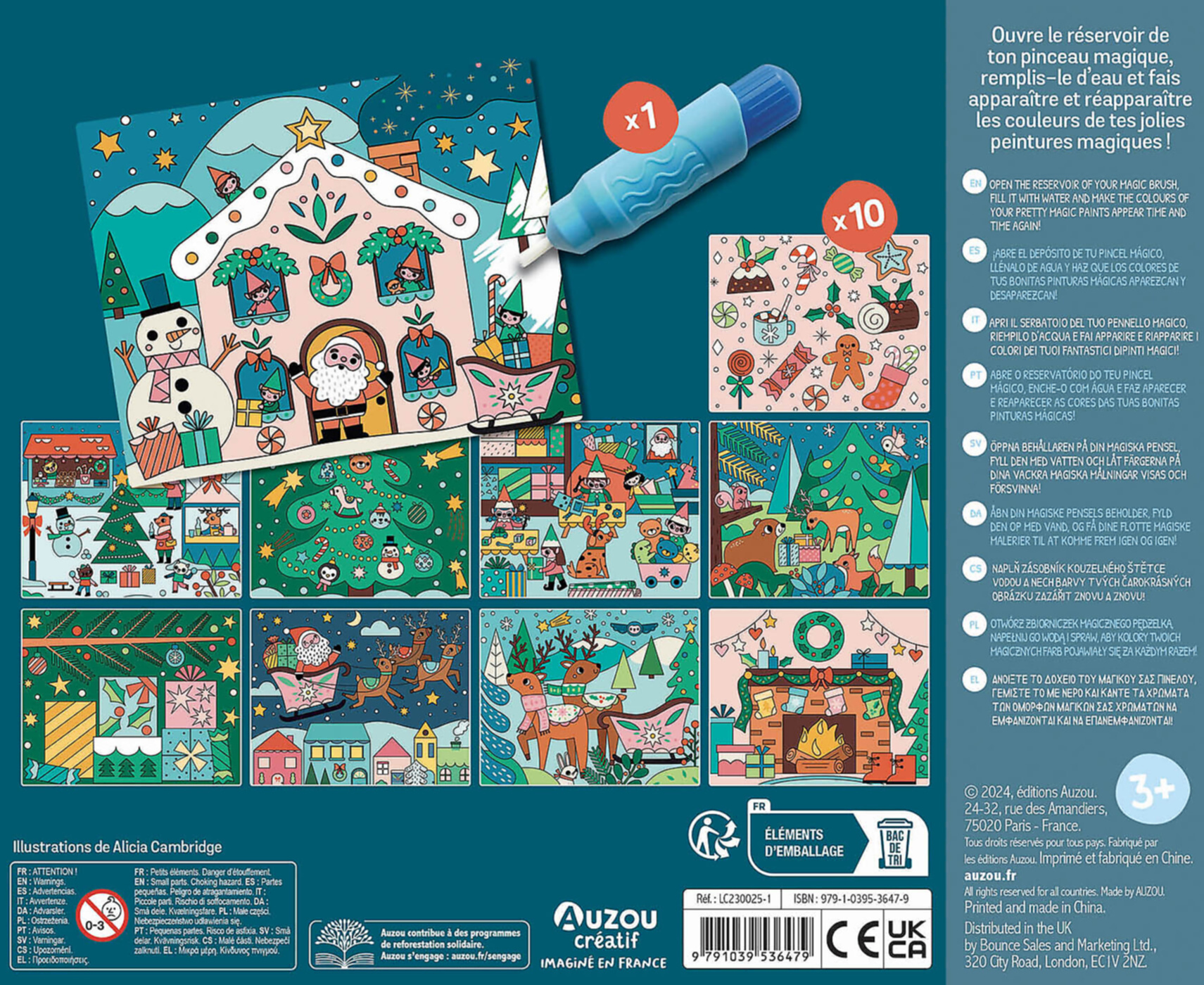 Mon Coffret D'artiste - Mes Premières Peintures Magiques De Noël