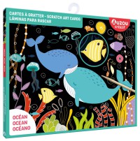 Ma pochette d'artiste - Mes cartes à gratter - Océan