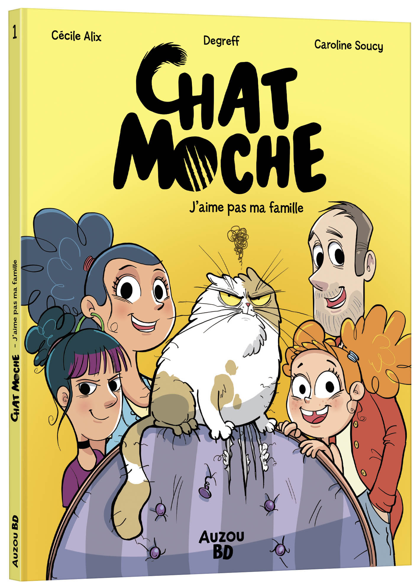 Chat Moche - Tome 1 - J'aime Pas Ma Famille