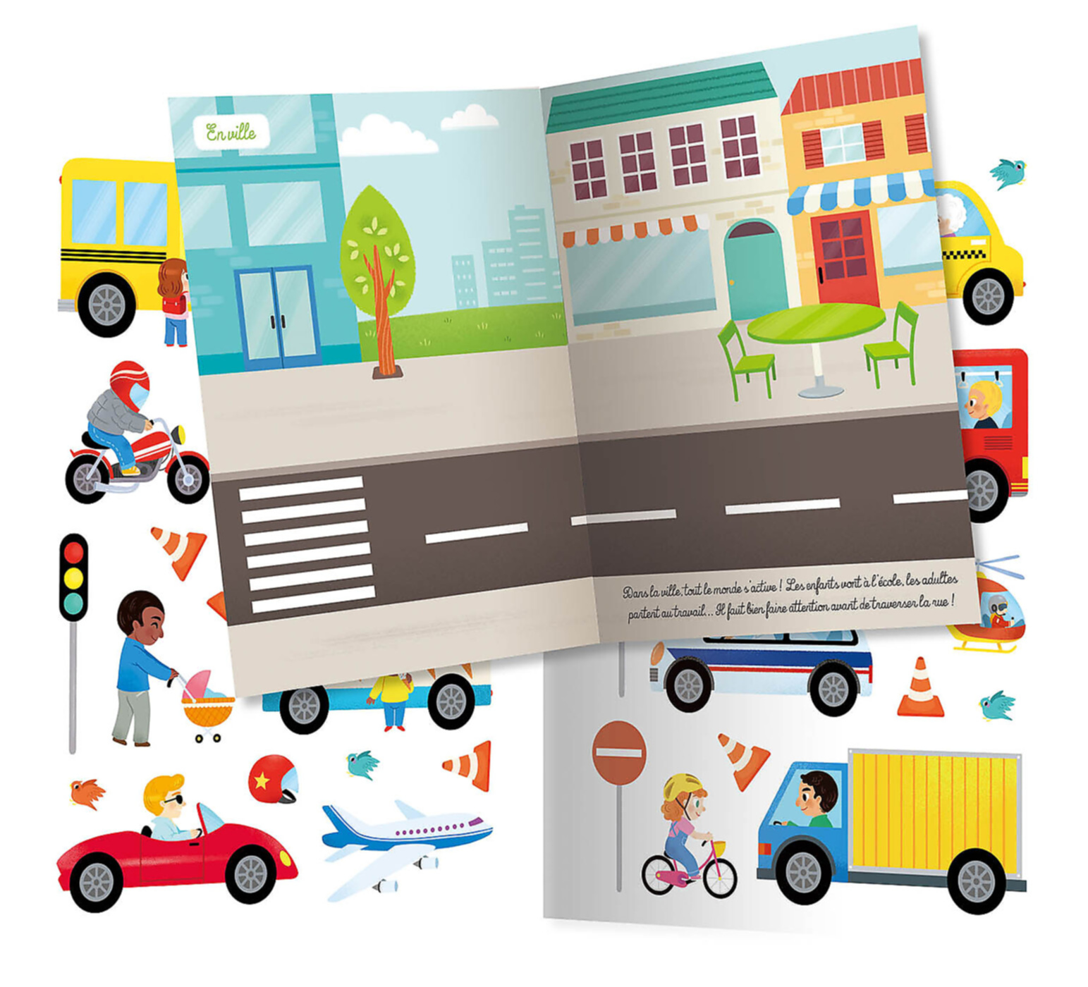 Mes Tout Premiers Autocollants - 500 Autocollants - Police Et Pompiers