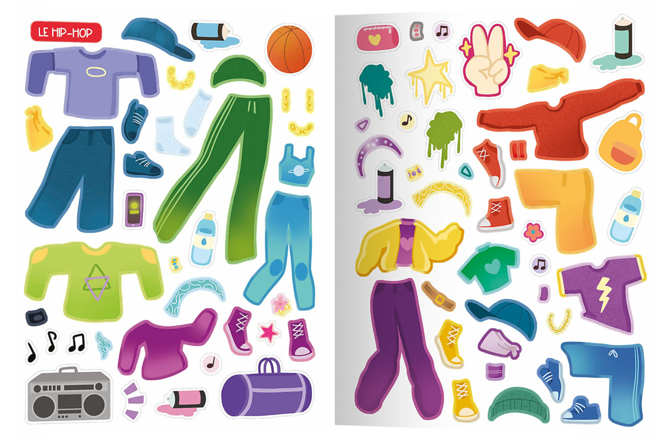 Mes 500 Autocollants Créatifs - Jolies Danseuses