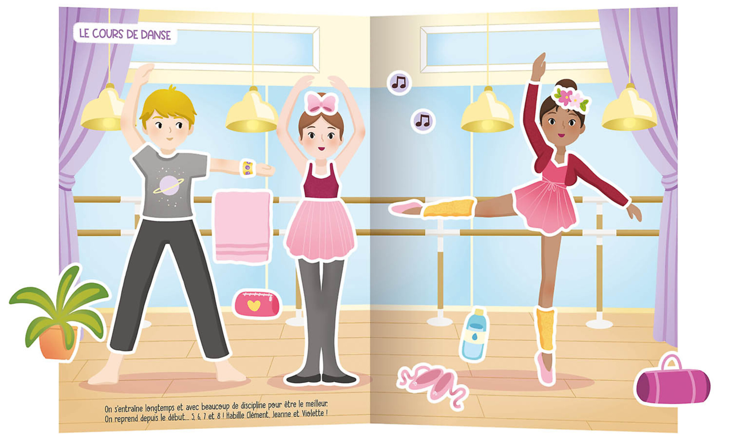 Mes 500 Autocollants Créatifs - Jolies Danseuses