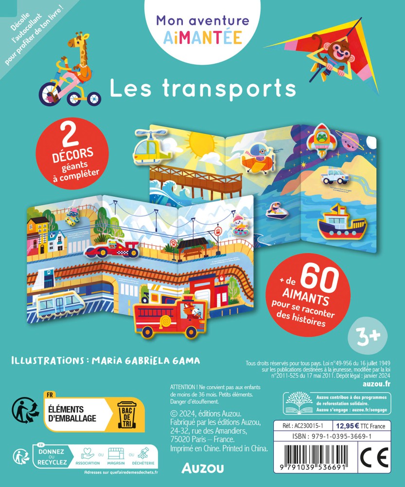 Mon Aventure Aimantée - Les Transports Mon Aventure Aimantée - Les Transports