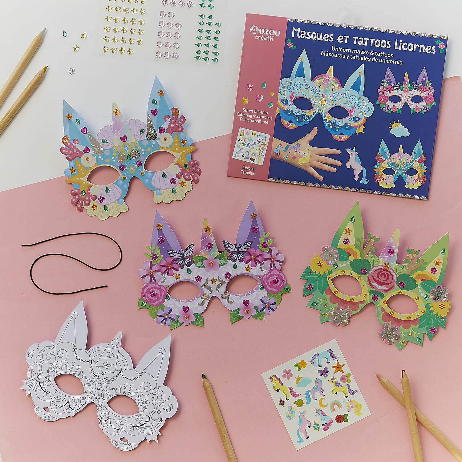 Ma Pochette D'artiste - Masques Et Tattoos Licornes