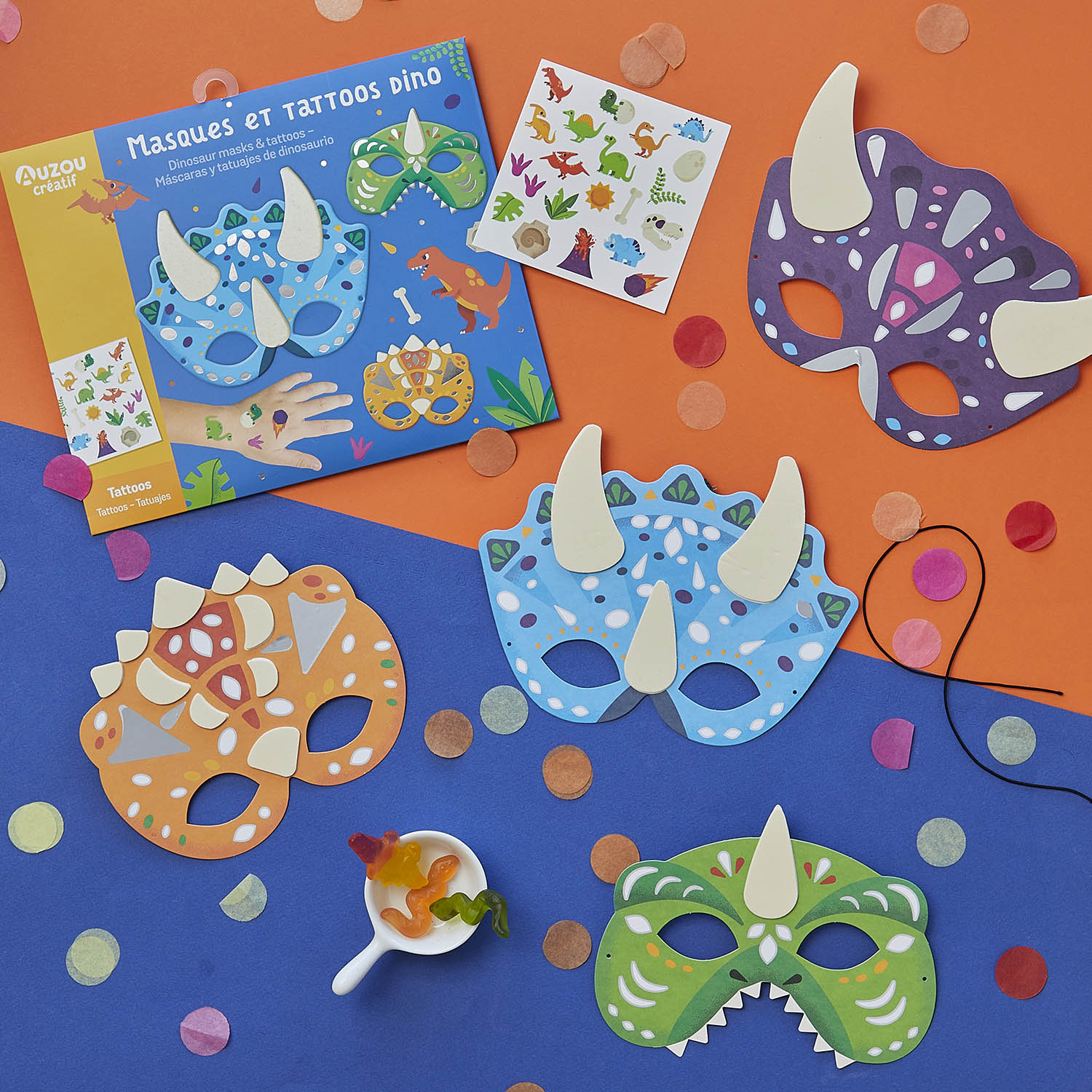 Ma Pochette D'artiste - Masques Et Tattoos Dino