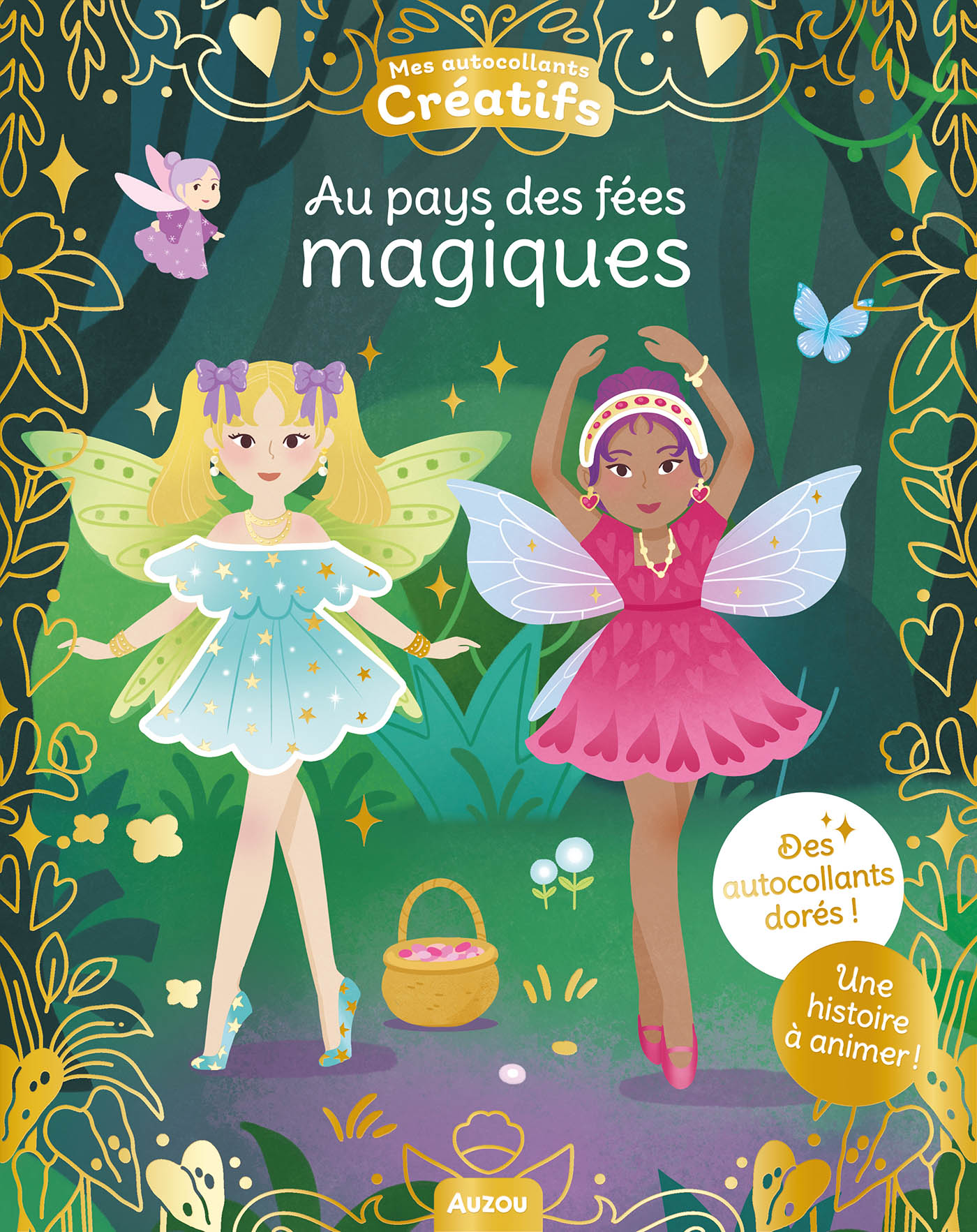 Mes 500 Autocollants Créatifs - Au Pays Des Fées Magiques