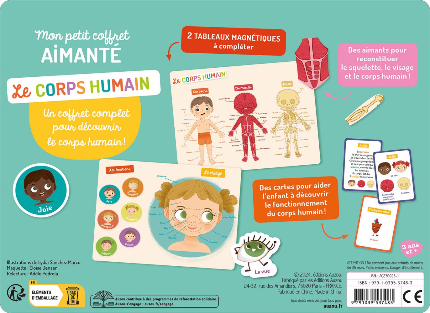 Mon Petit Coffret Aimanté - Le Corps Humain Mon Petit Coffret Aimanté - Le Corps Humain