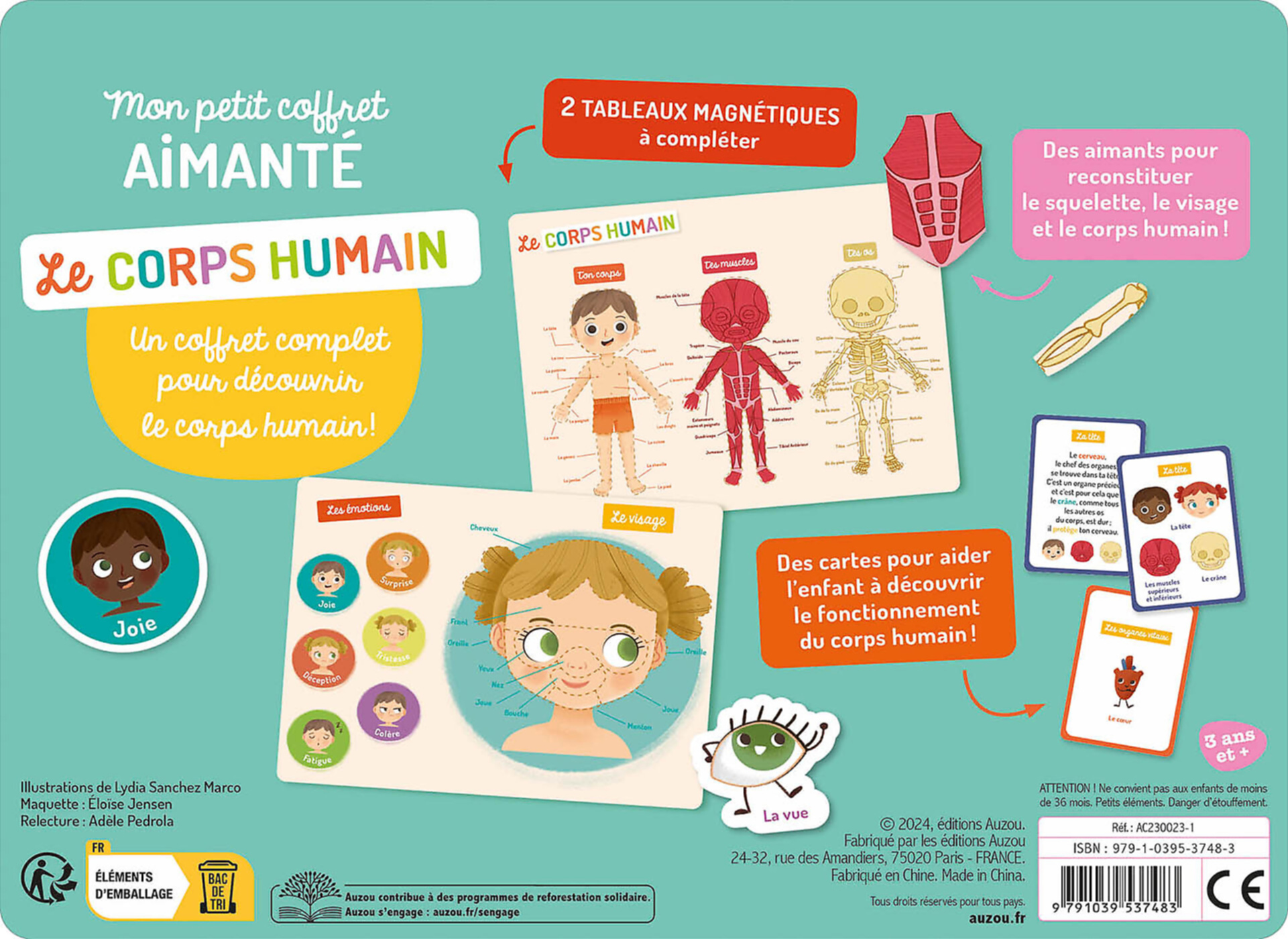 Mon Petit Coffret Aimanté - Le Corps Humain Mon Petit Coffret Aimanté - Le Corps Humain