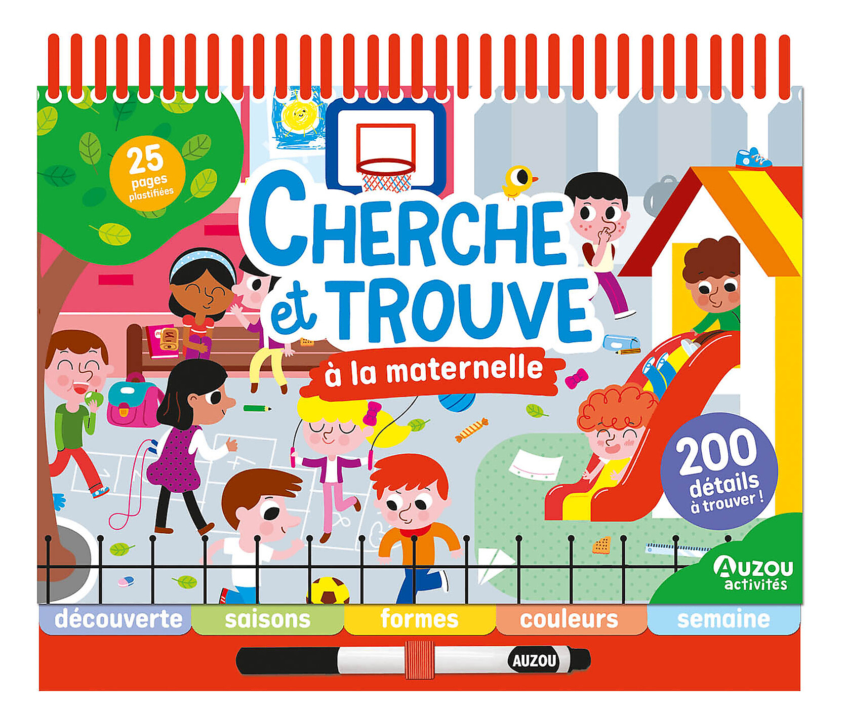 Bloc-Notes Cherche Et Trouve - À La Maternelle