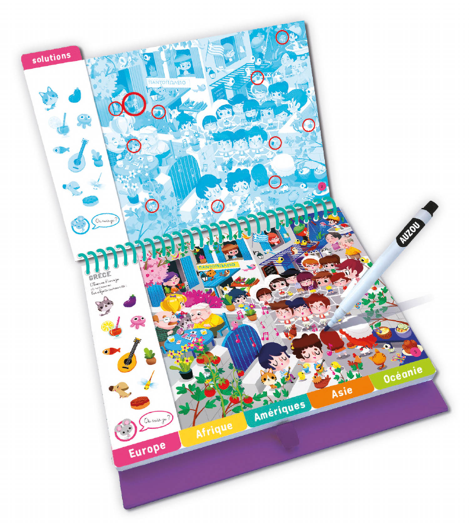 Bloc-Notes Cherche Et Trouve - Autour Du Monde