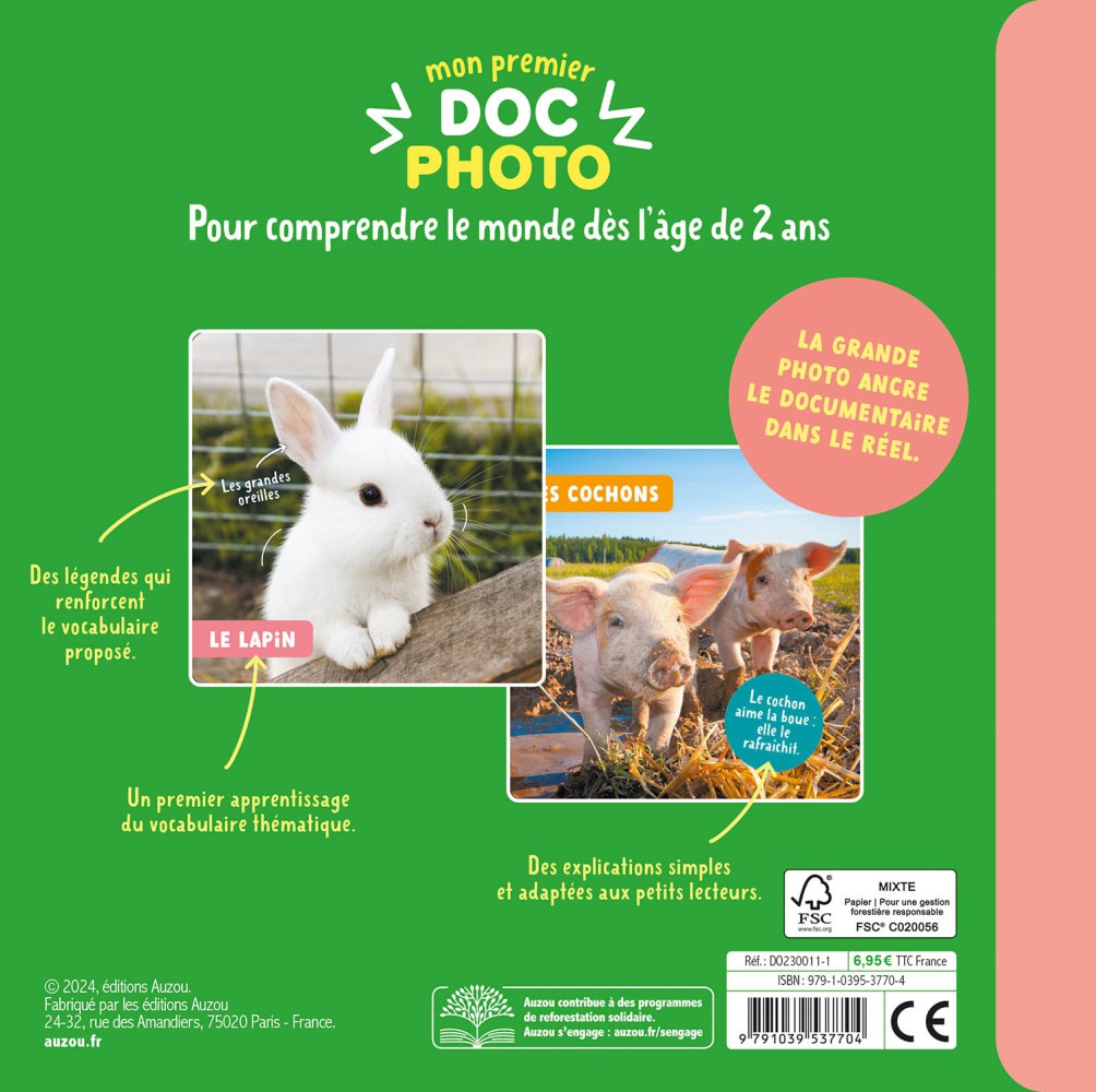 Mon Premier Doc Photo - Les Animaux De La Ferme Mon Premier Doc Photo - Les Animaux De La Ferme