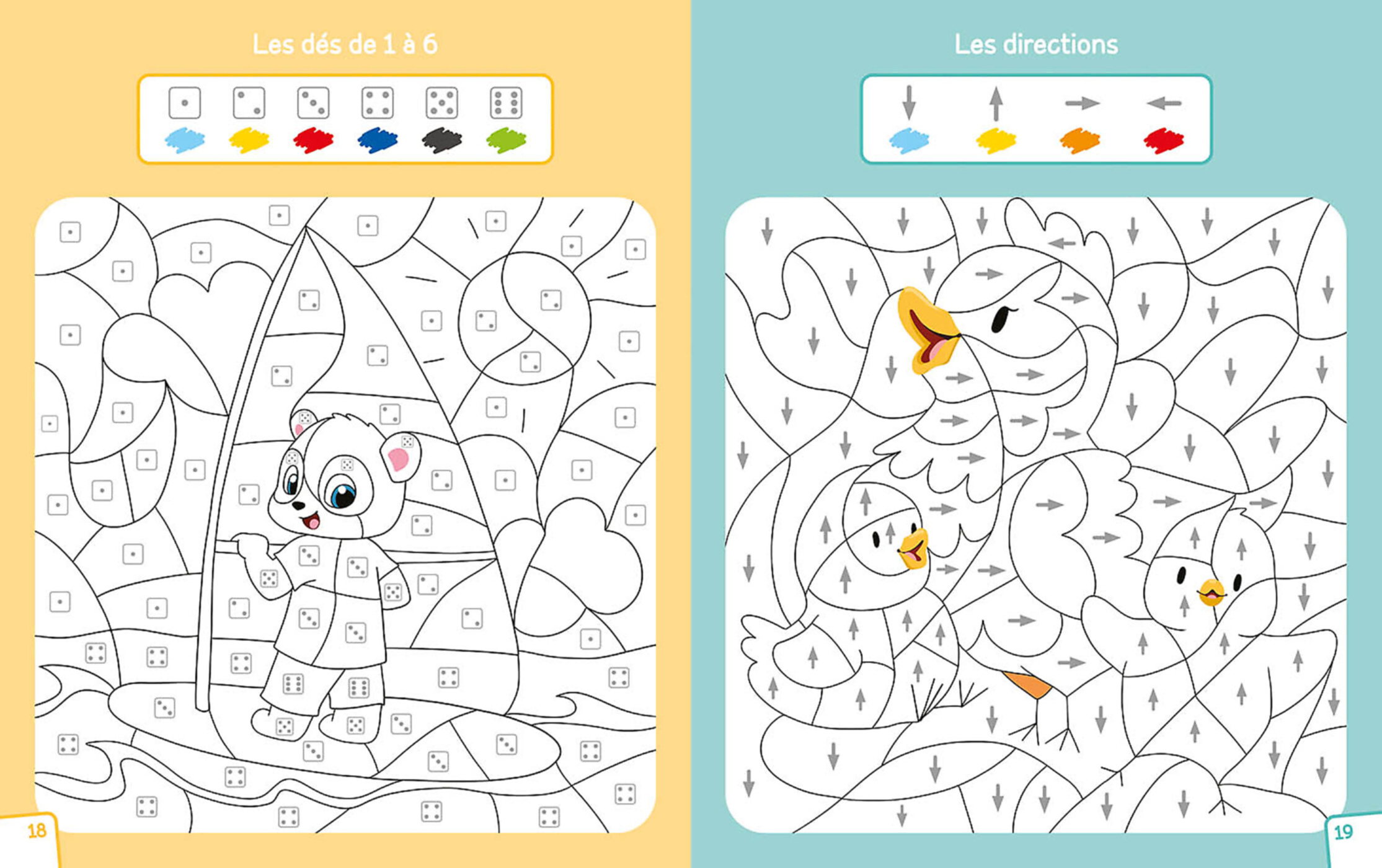 L'école Des Pandas - Mes Coloriages Magiques - Les Chiffres