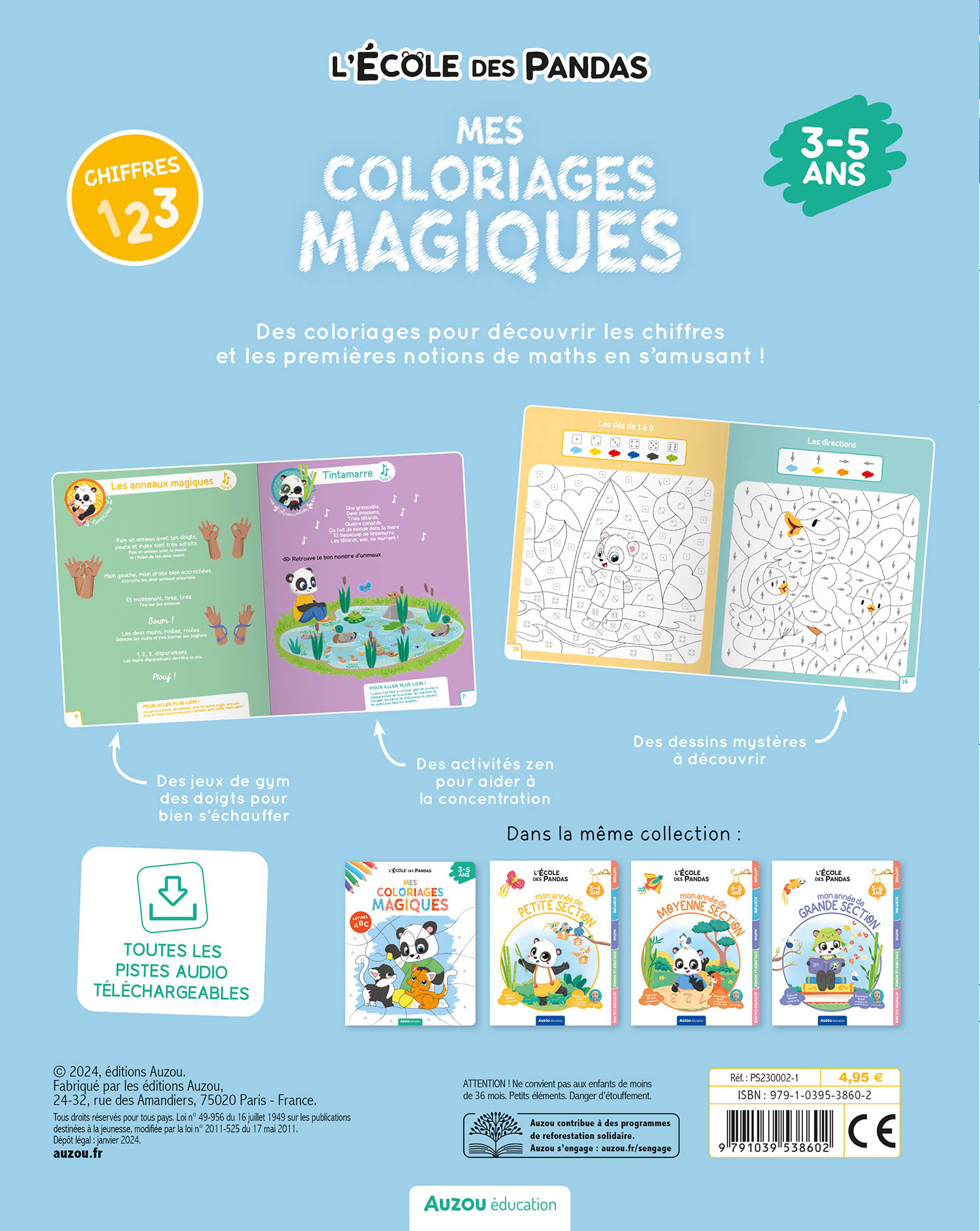 L'école Des Pandas - Mes Coloriages Magiques - Les Chiffres