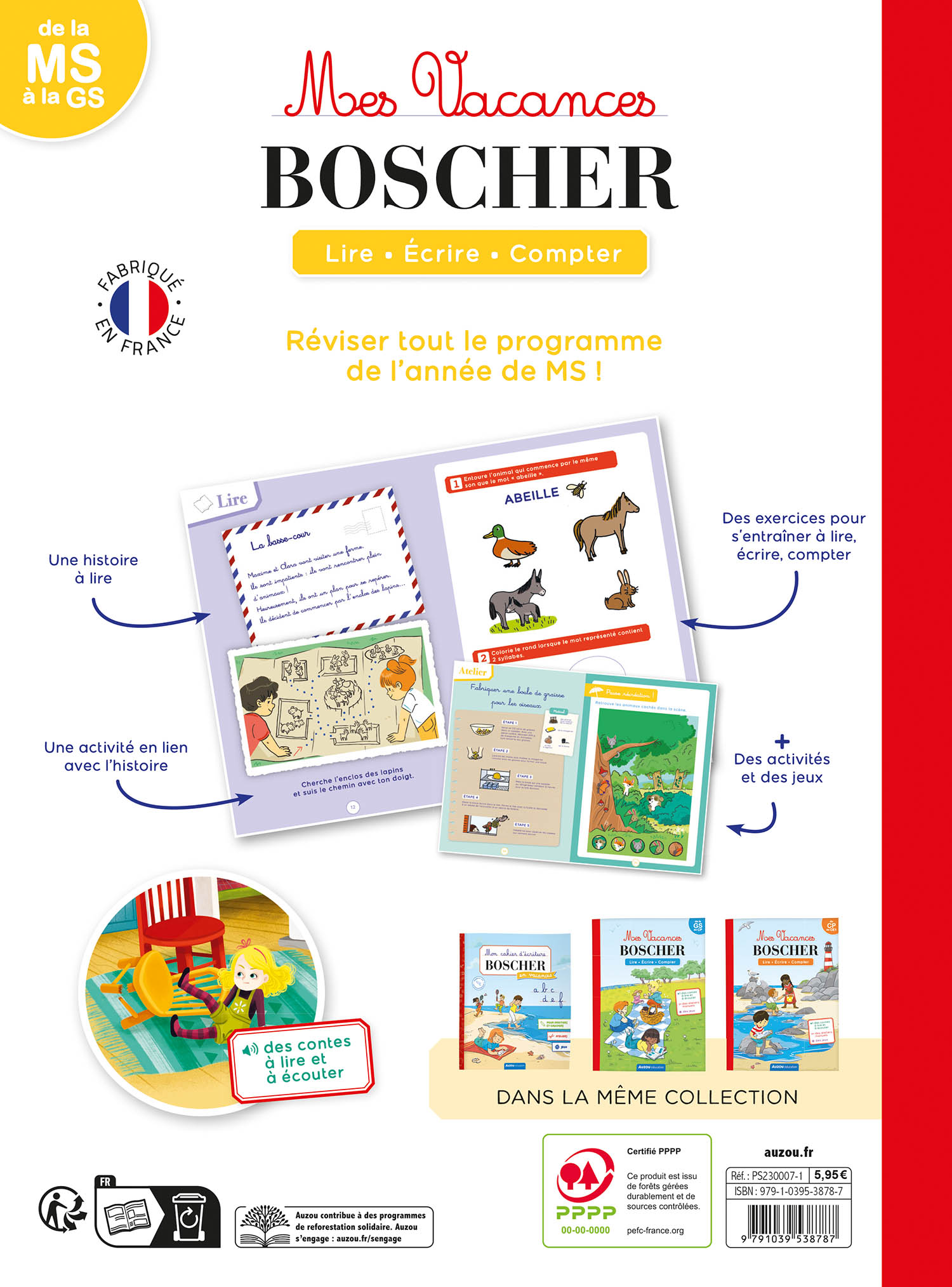 Mes Vacances Boscher - De La Ms À La Gs - 2026 Mes Vacances Boscher - De La Ms À La Gs - 2026