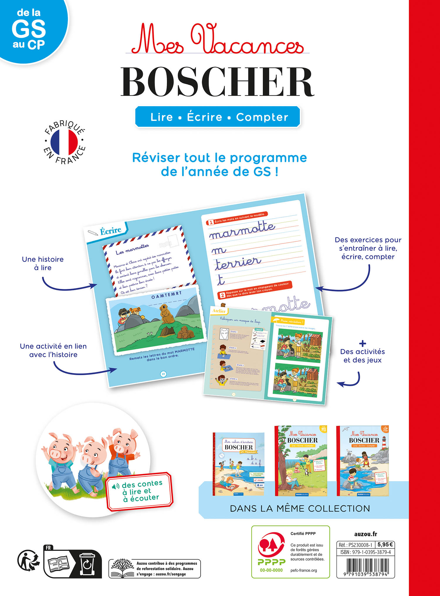 Mes Vacances Boscher - De La Gs Au Cp - 2026 Mes Vacances Boscher - De La Gs Au Cp - 2026