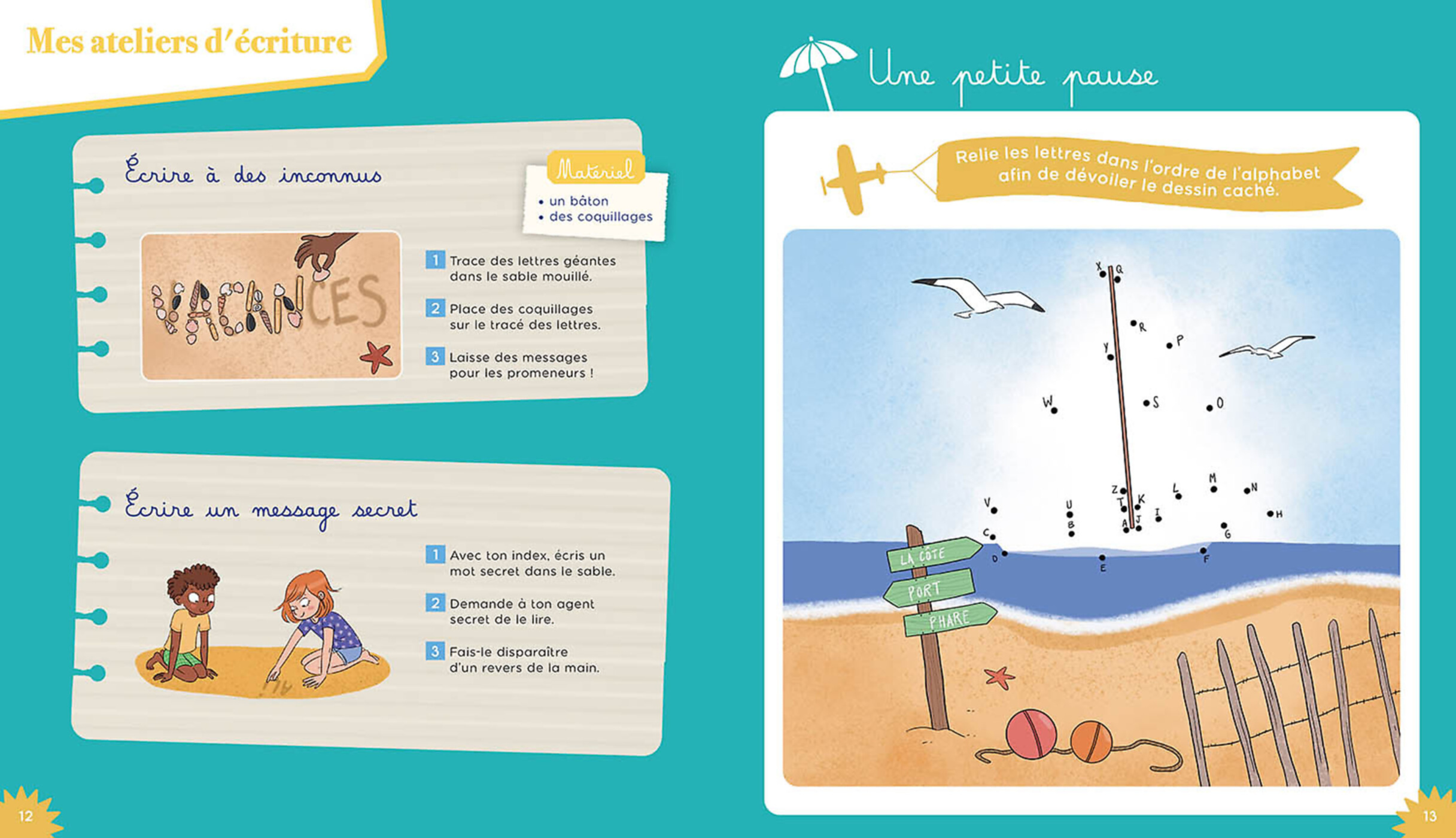 Mon Cahier D'écriture Boscher En Vacances - Été 2026 Mon Cahier D'écriture Boscher En Vacances - Été 2026