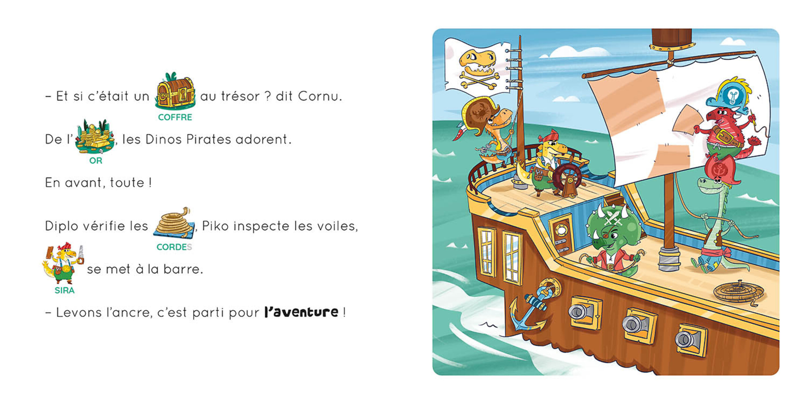 Les Dinos Pirates - À L'aventure ! Les Dinos Pirates - À L'aventure !