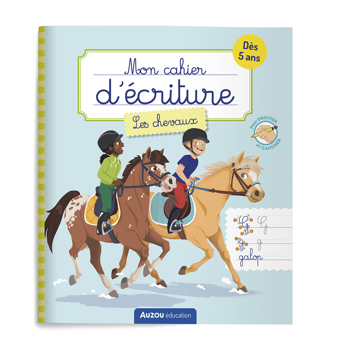 Mon Cahier D'écriture - Lettres Cursives - Les Chevaux Mon Cahier D'écriture - Lettres Cursives - Les Chevaux